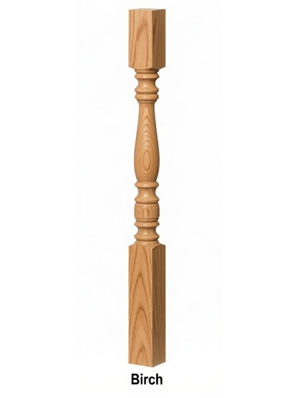 5005 31" Hampton Square Top Baluster, Birch