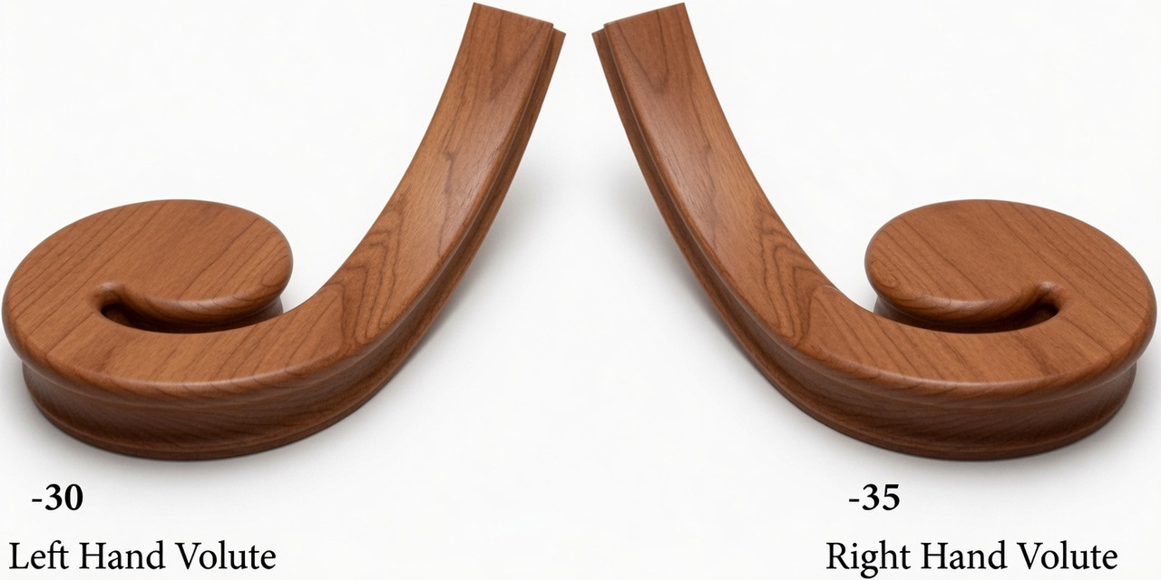 7030 Left Hand or 7035 Right Hand Volute - American Cherry