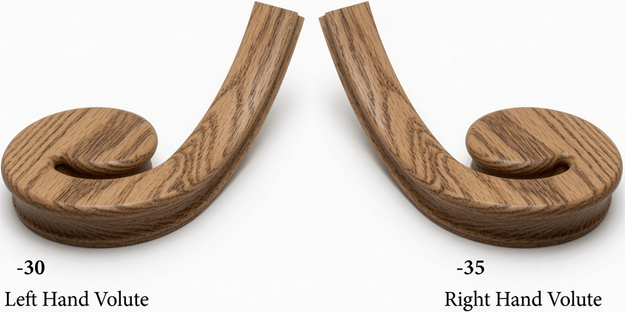 7030 Left Hand or 7035 Right Hand Volute - Hickory