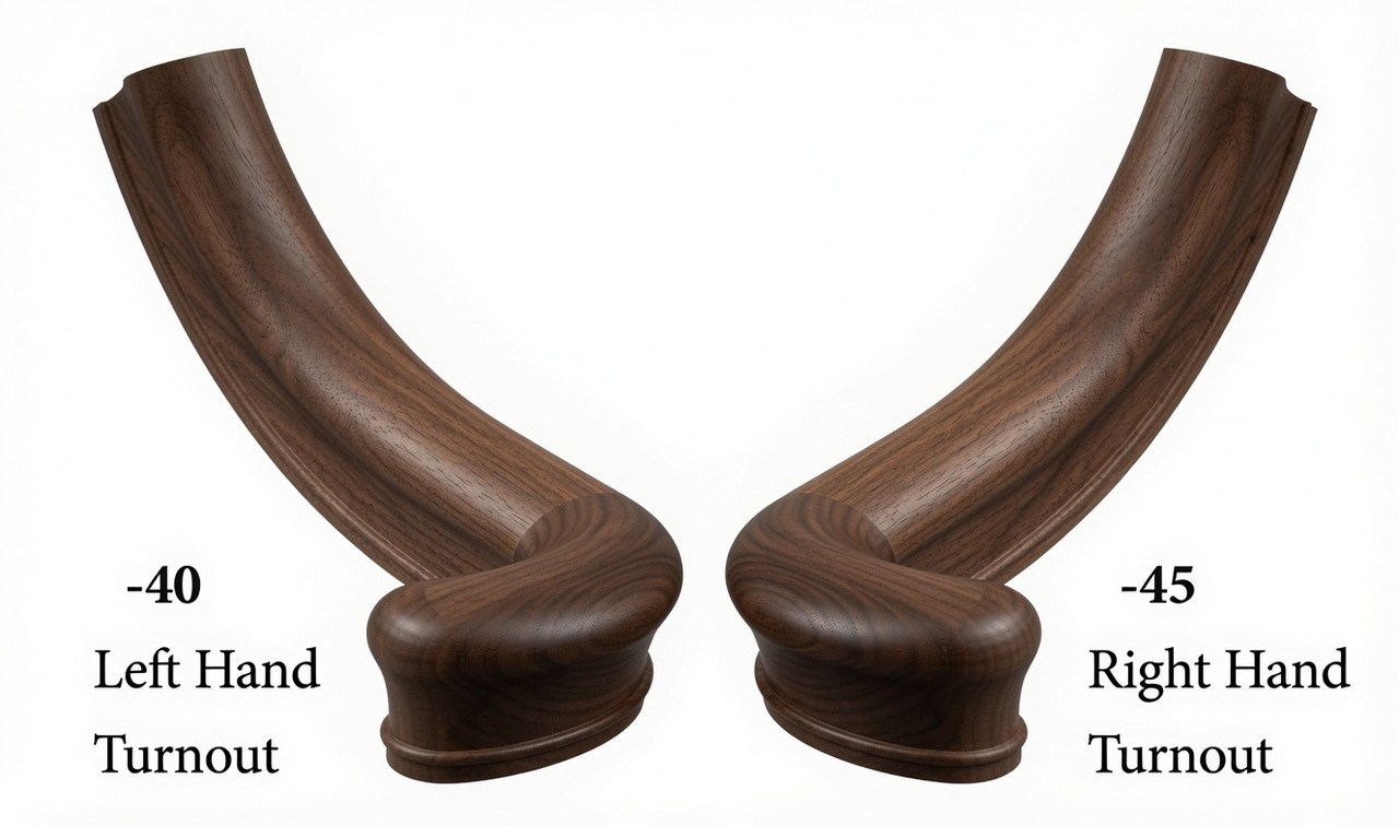 7040 or 7045 Large Turnout (7040/45) - Walnut