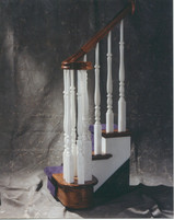 Pin Top Hardwood Stair Balusters