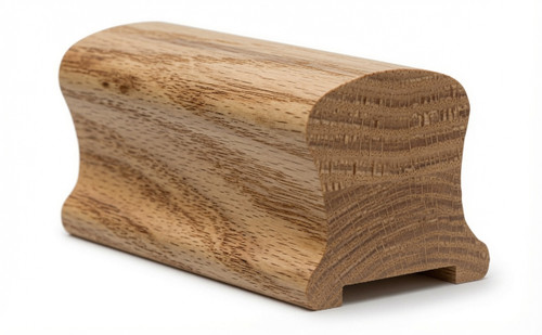 9100P Plowed Handrail - Hickory