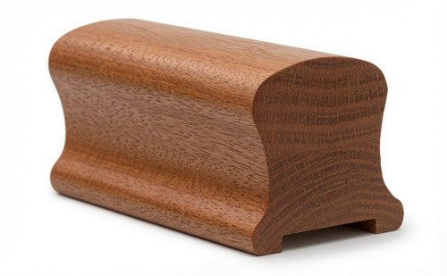 9100P Plowed Handrail - Mahogany