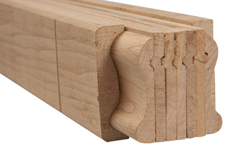 9100B Bending Handrail - Red Oak
