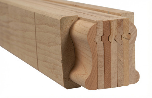 9100B Bending Handrail - American Cherry