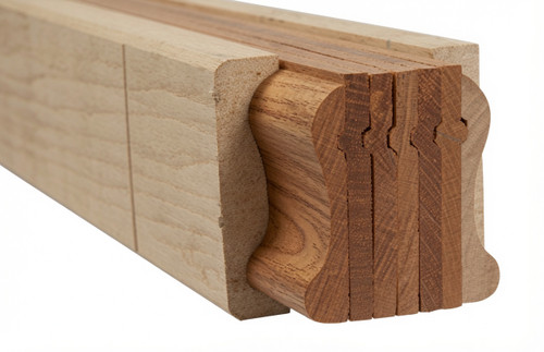 9100B Bending Handrail - Brazilian Cherry