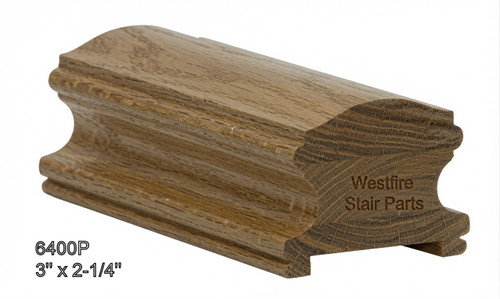 6400P White Oak Plowed Handrail