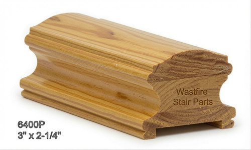 6400P Plowed Pine Handrail
