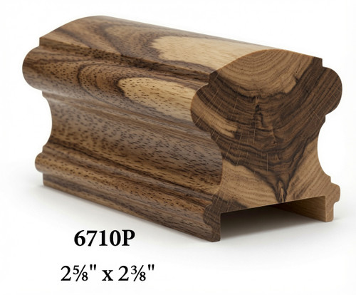 6710P Hickory Plowed Handrail