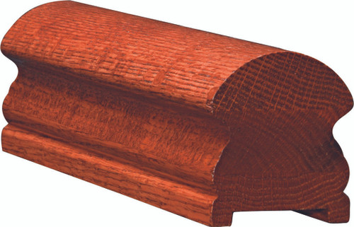 6519P Hickory Plowed Handrail