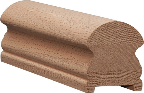 6519P Red Oak Plowed Handrail