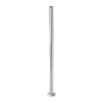 E0047316 Stainless Steel 2" Newel Post, Floor Mount