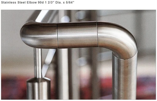 E4471 Stainless Steel Articulated Elbow, 1 2/3" Tube