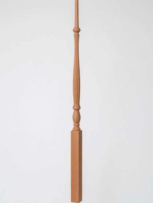 R-5438 38-inch Reeded Country Classic Baluster - American Cherry