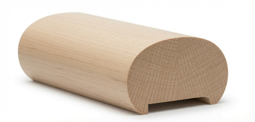 5600P Plowed Hard Maple Oval Handrail