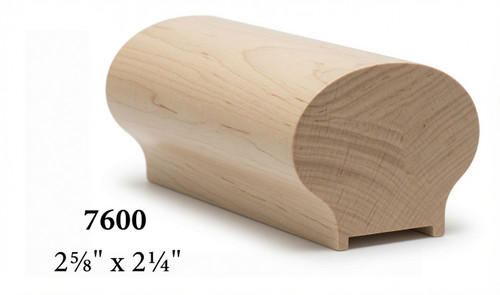 7600P Plowed Birch Handrail