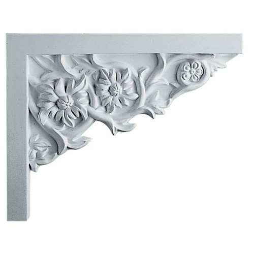 SB09X07FL-R Right Hand Floral Small Stair Bracket