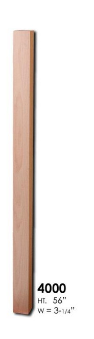 HF4000 S4S Red Oak Newel Post