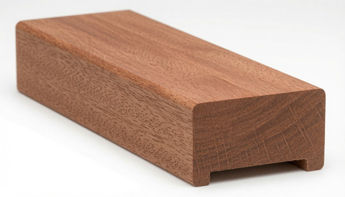 6001 2-3/4" x 1-9/16" Handrail, Plowed 1-3/4" - Mahogany