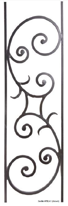 Seville Iron Baluster Panel