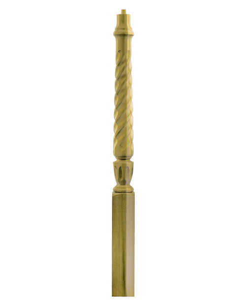 A3010T Twist 44" Pin Top Starting Newel Post 