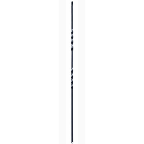 SP-9002TB Satin Black Double Twist Tubular Steel Baluster