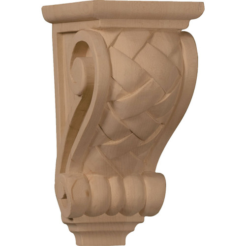 Basket Weave Corbel, 7" (CORW03X04X07BW)