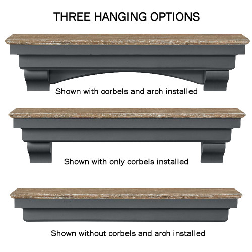 The Hadley Fireplace Mantel Shelf 499-27 (Options)