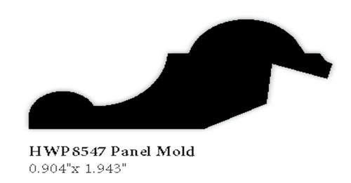 8547 Hardwood Panel Mold