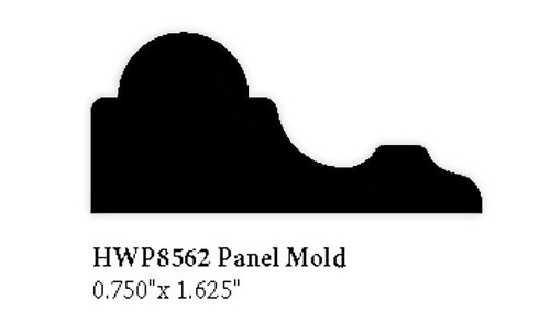 8562 Hardwood Panel Mold