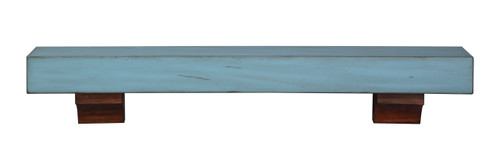 The Shenandoah Shelf, 72" Riveria Distressed Finish