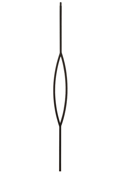 T-17 Single Oval Tubular Steel Baluster