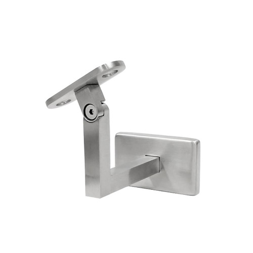 Adjustable Wall Handrail Support for Square or Flat Handrail 74 mm tall (AX20.005.033.A.SP)