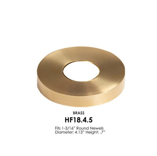 HF18.4.5 Brass Newel Flange Cover