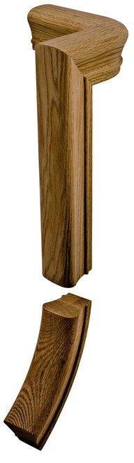 SP-7271 Left Hand Red Oak Gooseneck