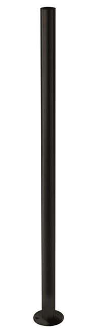 I0042/MB Nero Black Round Newel Post 42.4mm X 2.0mm 1000mm