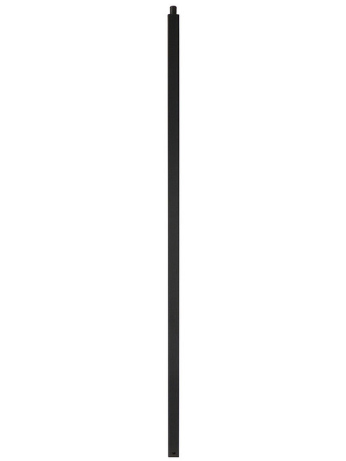 TN01 Satin Black Square Newel Post, Satin Black TN01 Satin Black Square Newel Post, Satin Black