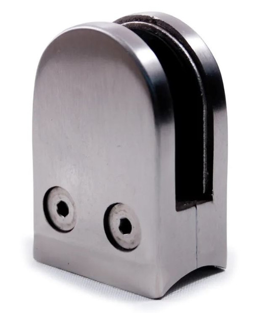 E0082 Stainless Steel Glass Clamp 1 11/16" x 2 33/64" for Tube 1 2/3" Dia.