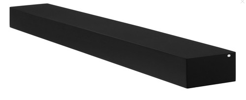 670 The Tyler MDF Shelf Mantel, Side View, Black