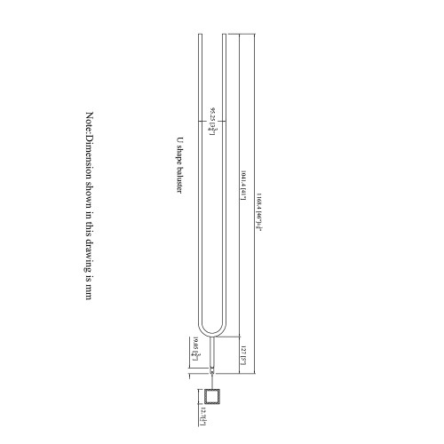 HF16.6.21 U-Shaped Arch Baluster CADD
