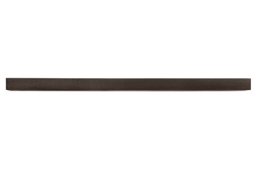 NCL Linear Non-Combustable Fireplace Mantel Shelf, Mocha