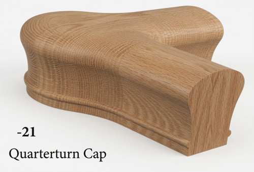 7021 Quarter-turn Cap - Red Oak
