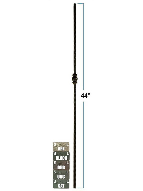 2990 Single Forged Ball Iron Baluster | Westfire Stair Parts