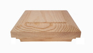 D500 5-Inch Red Oak Beveled Edge Newel Post Cap