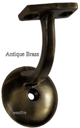 3003-AB Antique Brass Wall Handrail Bracket