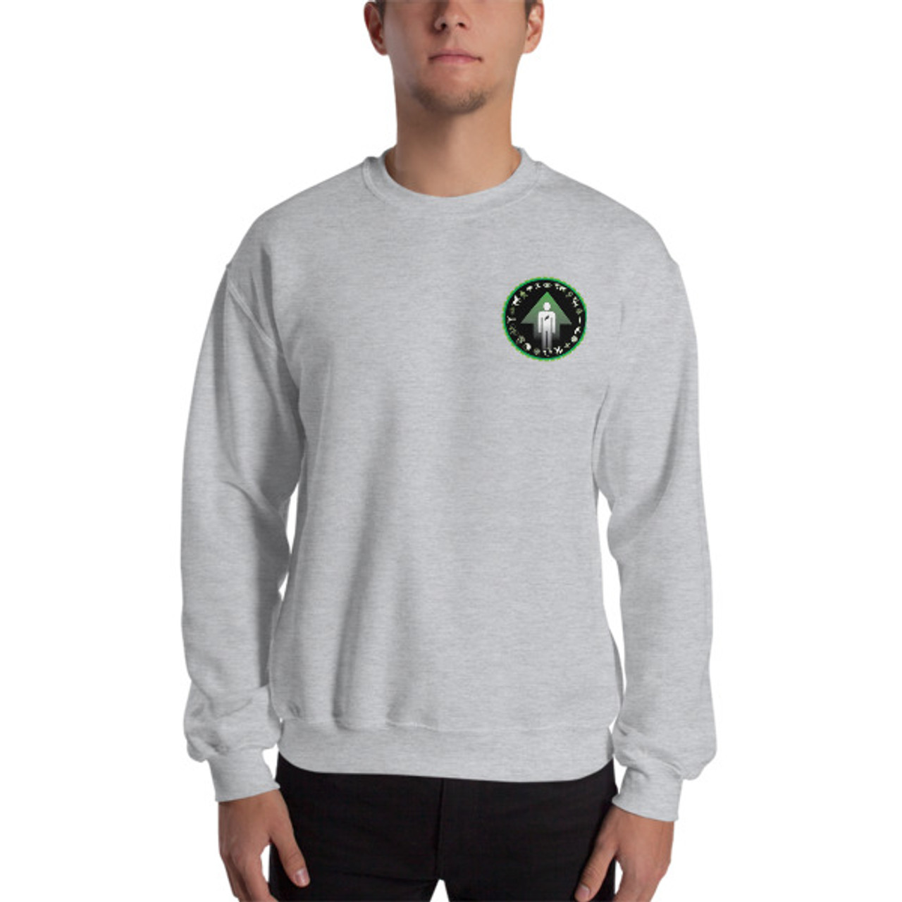 Man Up, Mini Logo Sweatshirt - Printed Logo