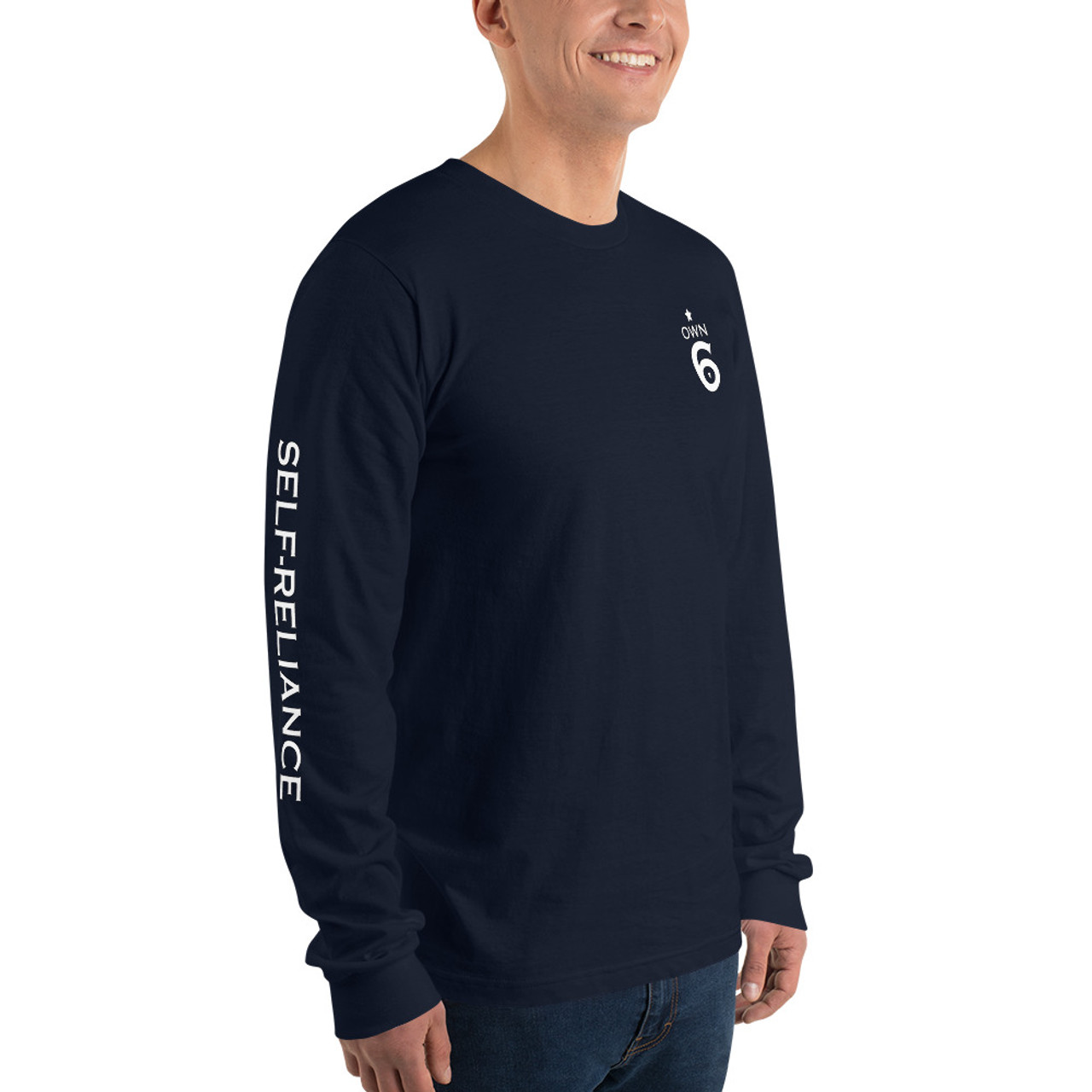 Men's crew neck long sleeve T shirt – free PDF sewing pattern – Tiana's  Closet