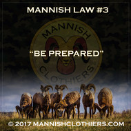 Mannish Law #3 Be Prepared