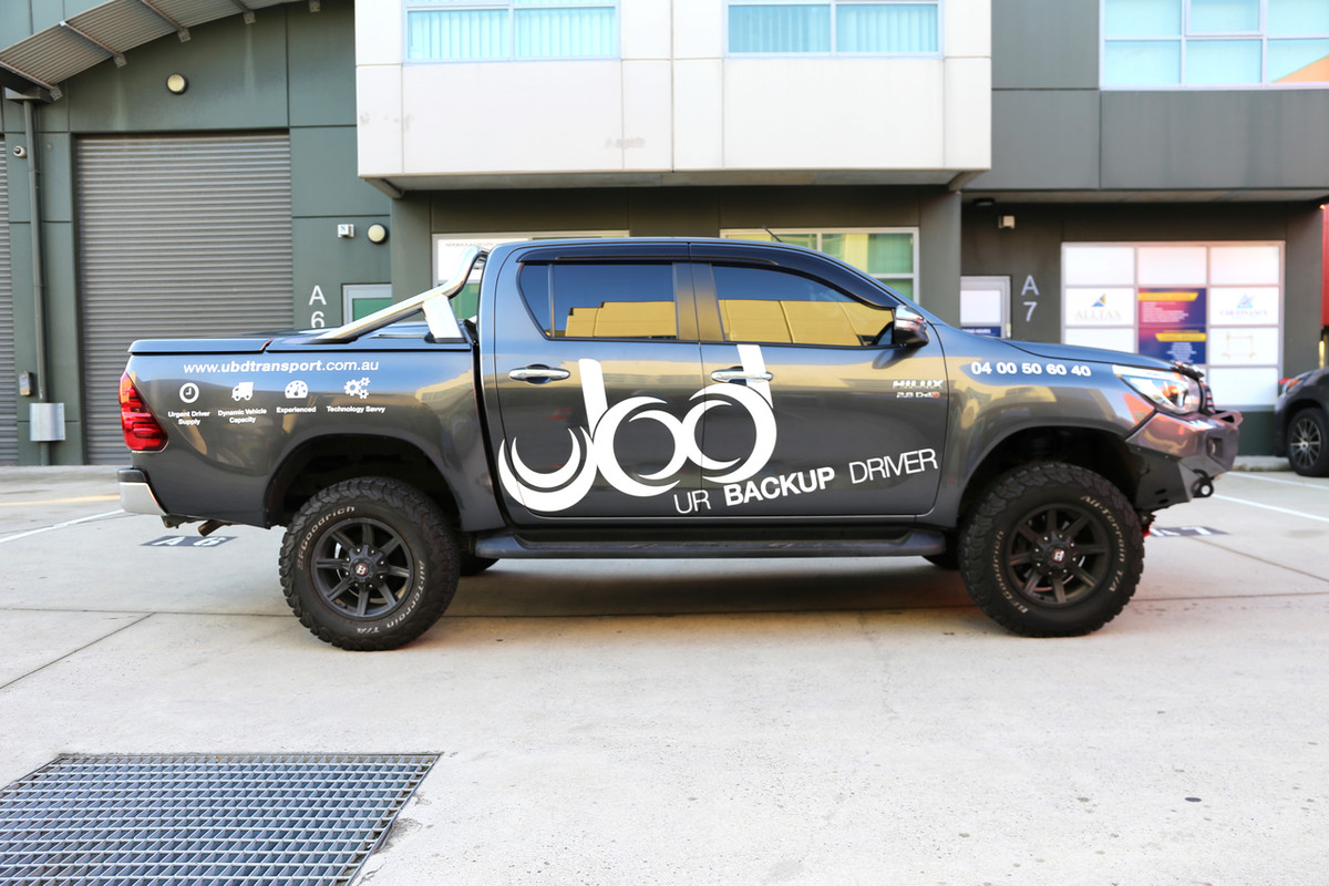 Vehicle Signs - Ute Dual Cab Basic - Trixle Group Pty Ltd