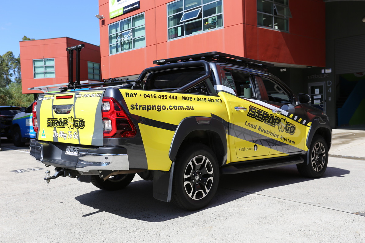 Vehicle Wrap - Ute Dual Cab S 1/2 Wrap - Trixle Group Pty Ltd